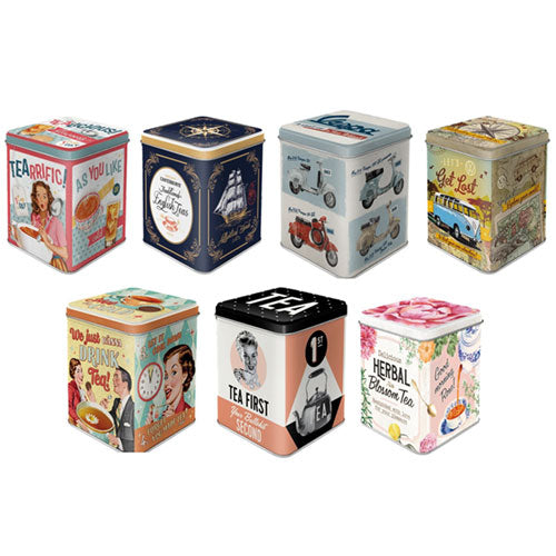 Nostalgic-Art Tea Storage Tin (8x8x10cm)