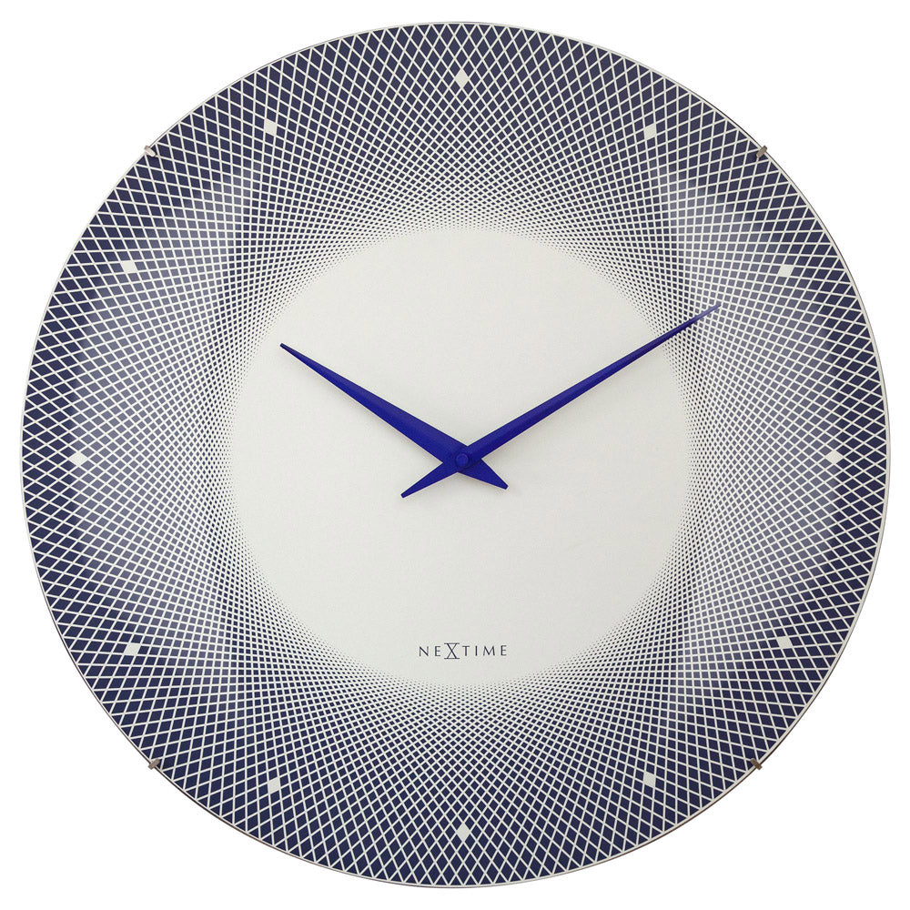 NeXtime Deep Wall Clock 50cm (Blue)