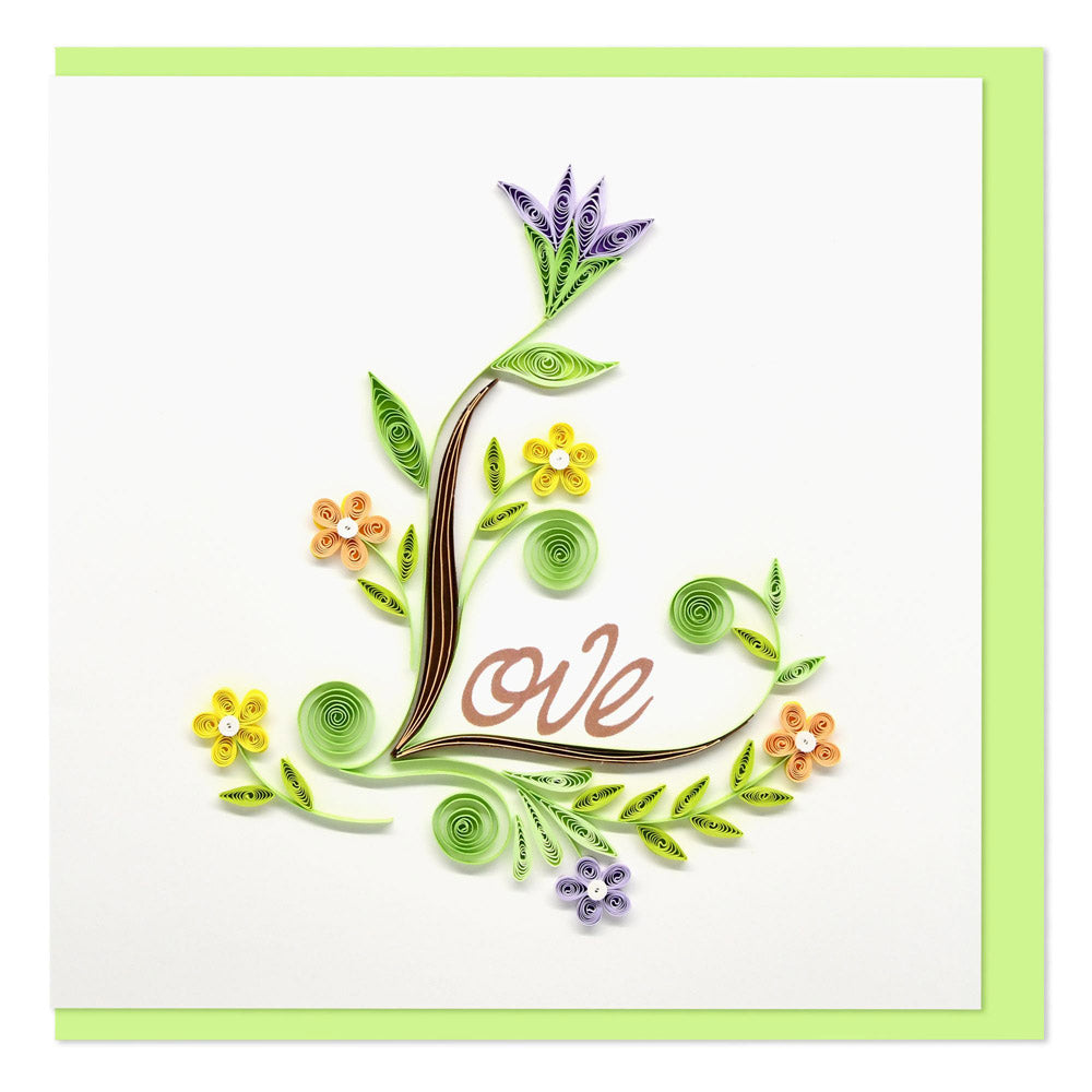 Quilled Greeting Card (15x15cm)