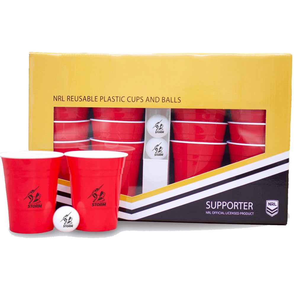 NRL Reusable Beer Pong Set