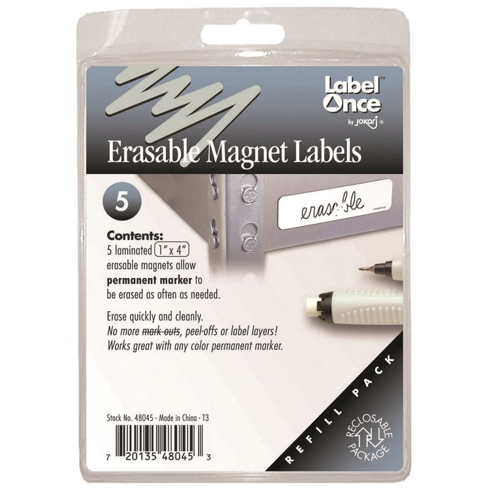 Erasable Magnet Labels