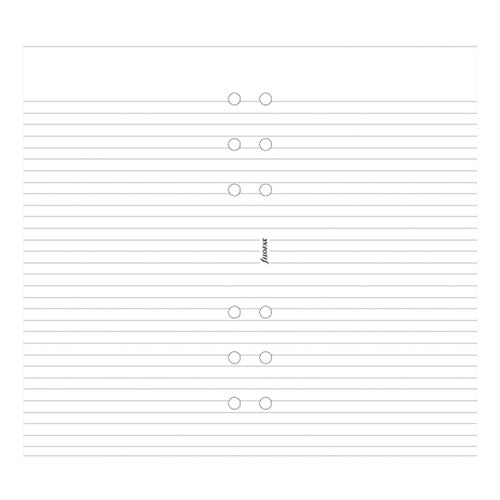 Filofax Personal Ruled Notepad Refill (White)