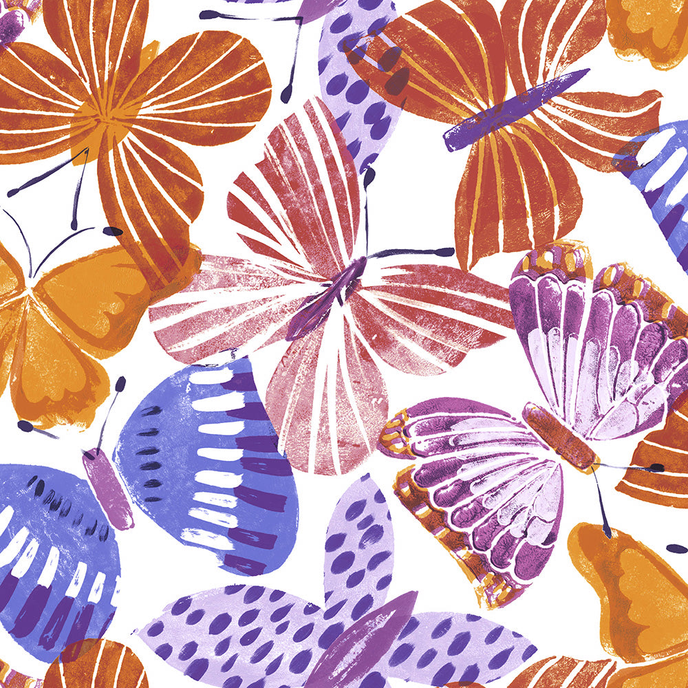Paper+Design Luncheon Napkins (Colourful Butterflies)