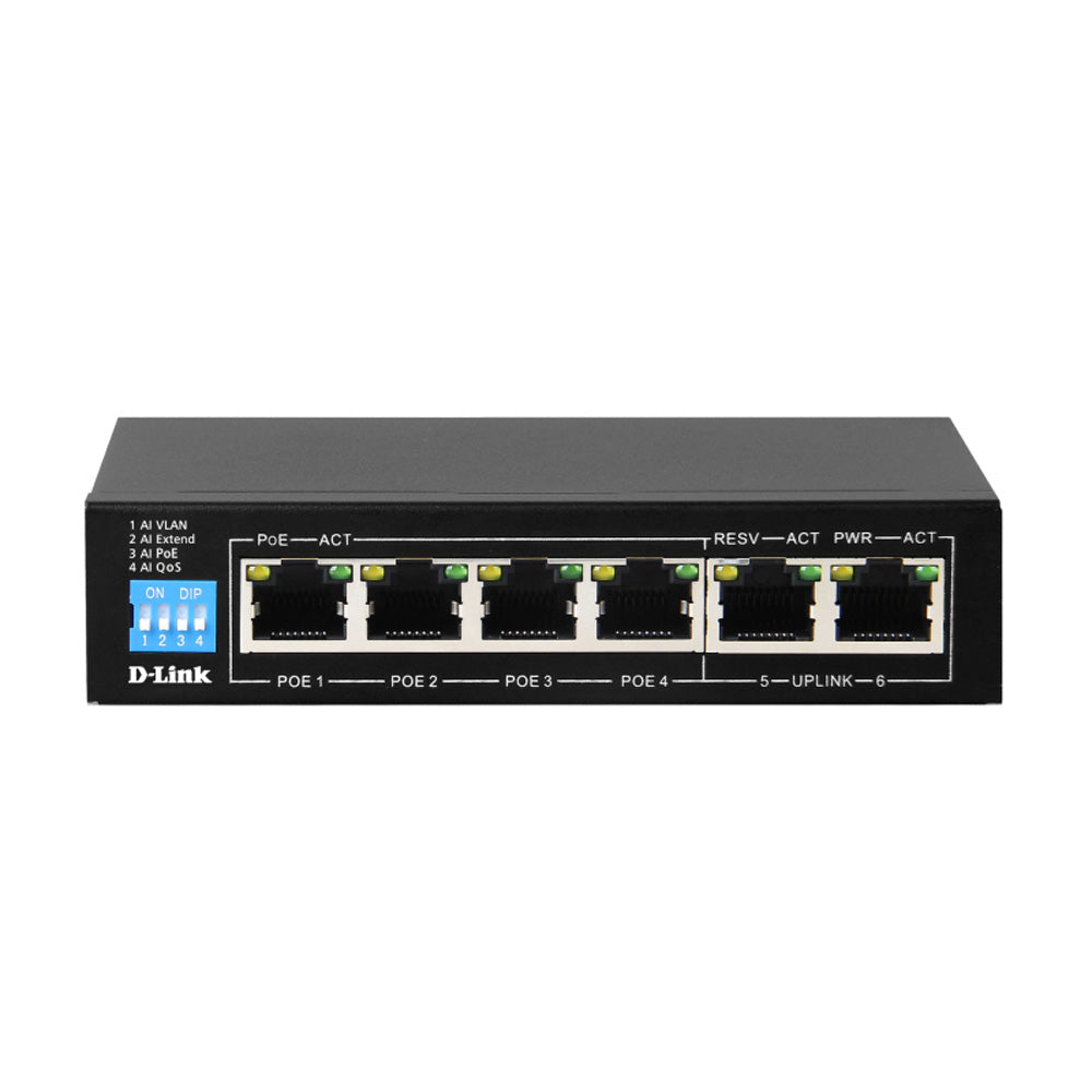 D-Link Gigabit PoE Switch with 2 Uplink Ports