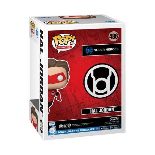 DC Comics Hal Jordan Red Lantern US Exclusive Pop! Vinyl