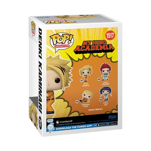 My Hero Academia Denki Kaminari Baseball Pop! Vinyl