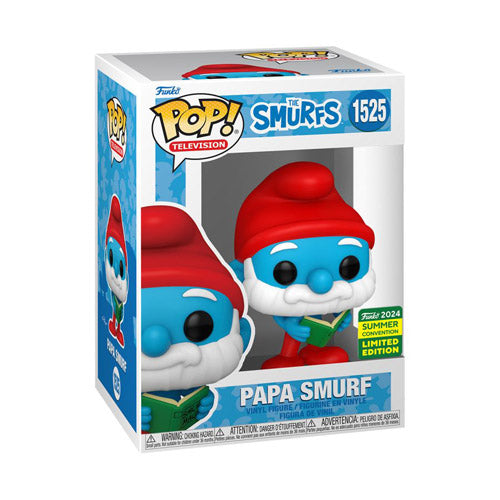 Smurfs Papa Smurf SDCC 2024 US Exclusive Pop! Vinyl