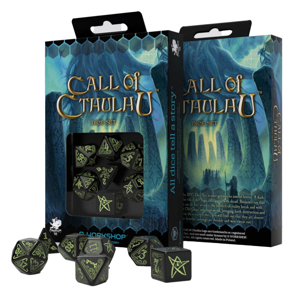 Q Workshop Call of Cthulhu Dice Set 7pcs