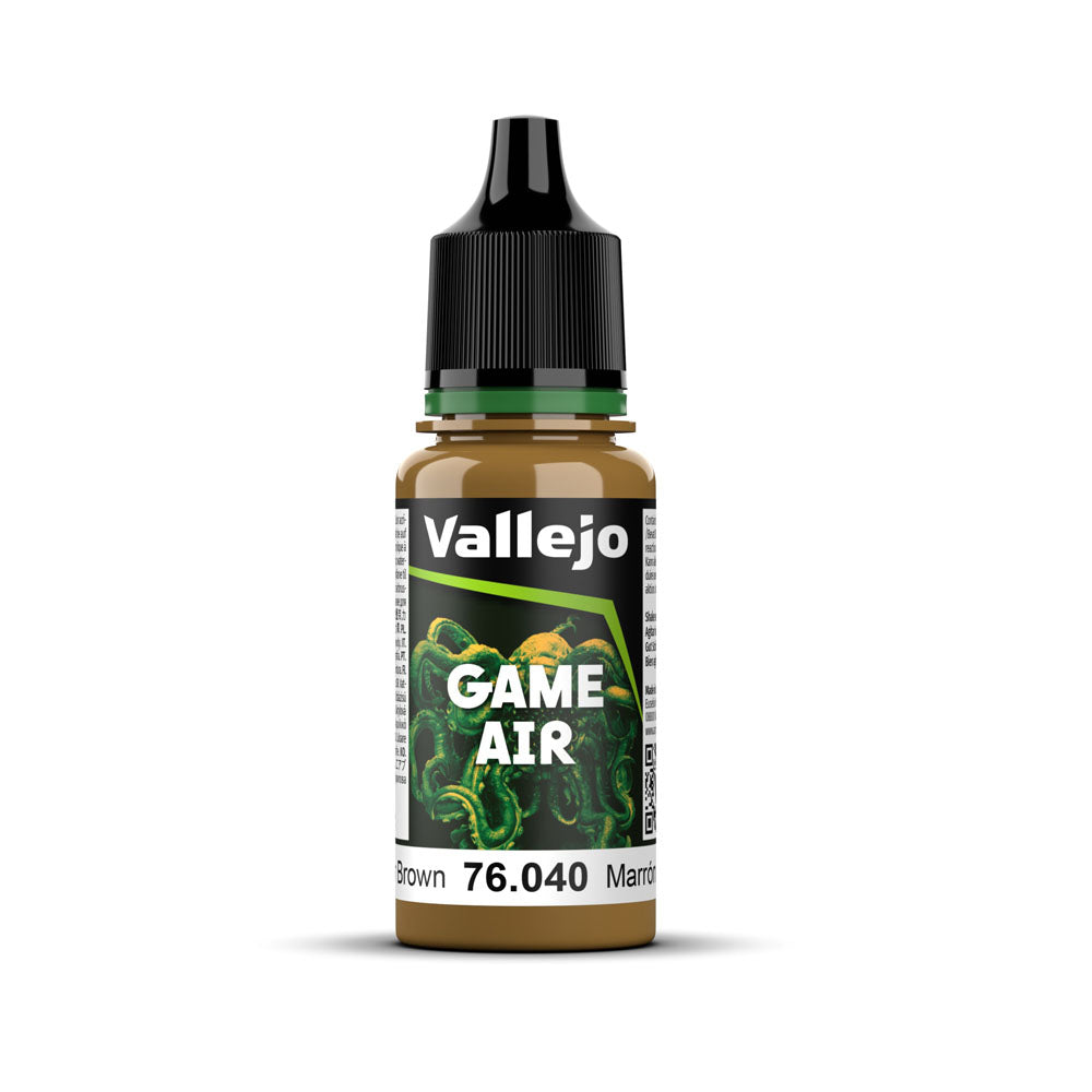 Vallejo Game Air Acrylic Paint 18mL (Brown)