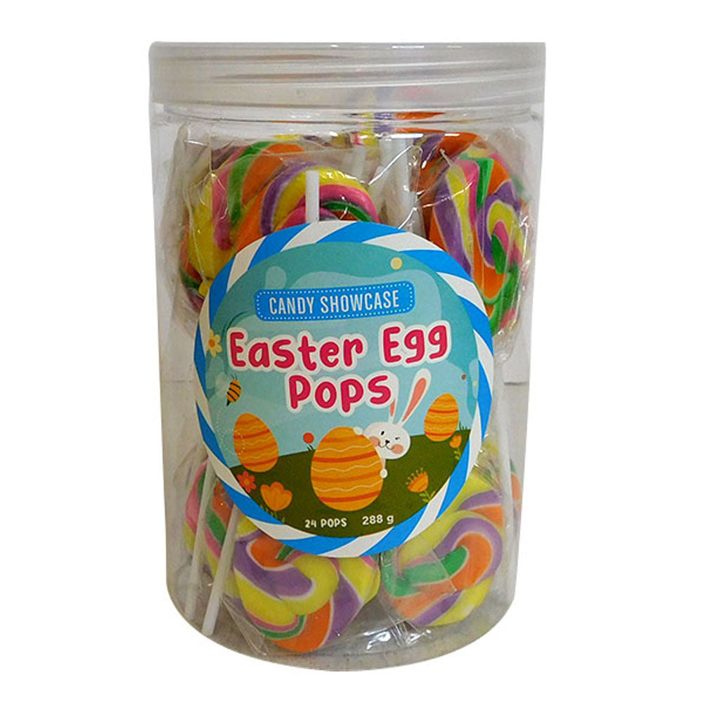 Candy Showcase Easter Egg Pops 24pk