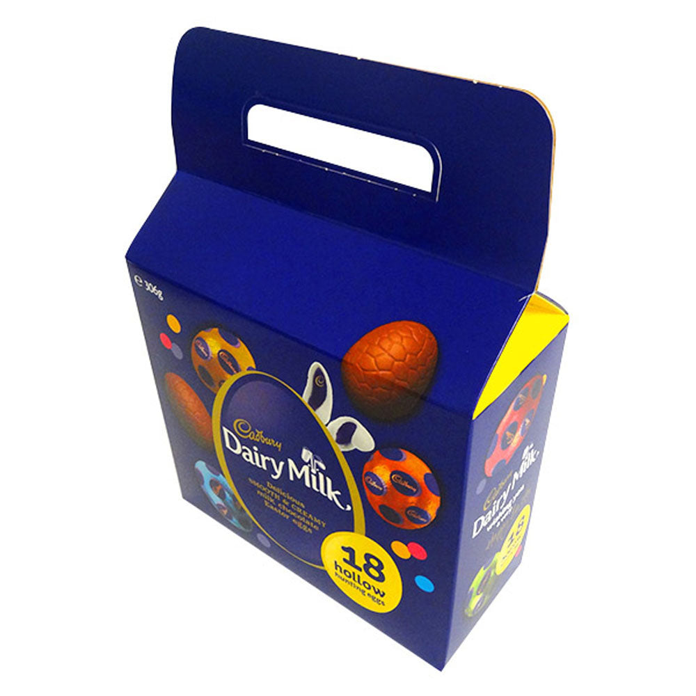 Cadbury M.Chocolate Egg Carry Box 18 Hollow Eggs 306g (Bag)