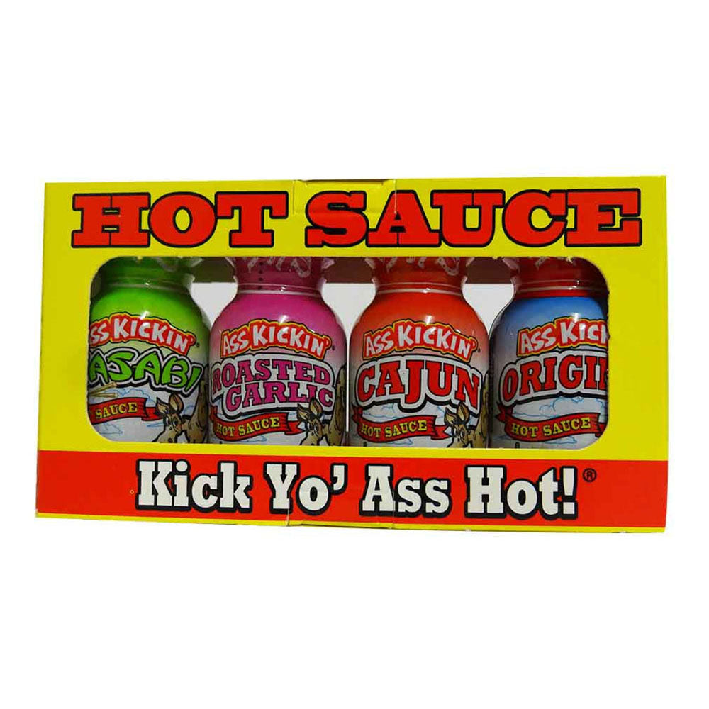 Ass Kickin Hot Sauce Mini Pack (4x22g)