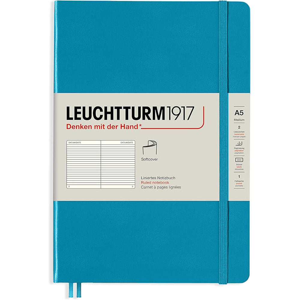 Leuchtturm Softcover Ruled Notebook A5