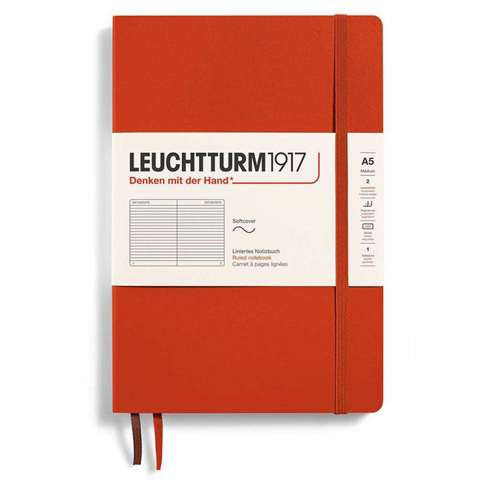 Leuchtturm Softcover Ruled Notebook A5