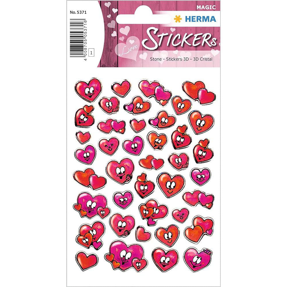 Herma Decor Heart Eyes Stone Sticker