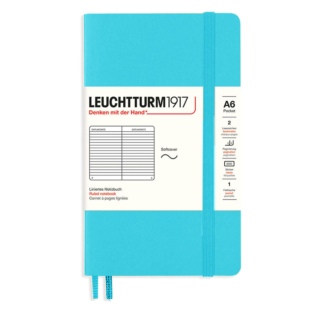 Leuchtturm Softcover Ruled Notebook A6