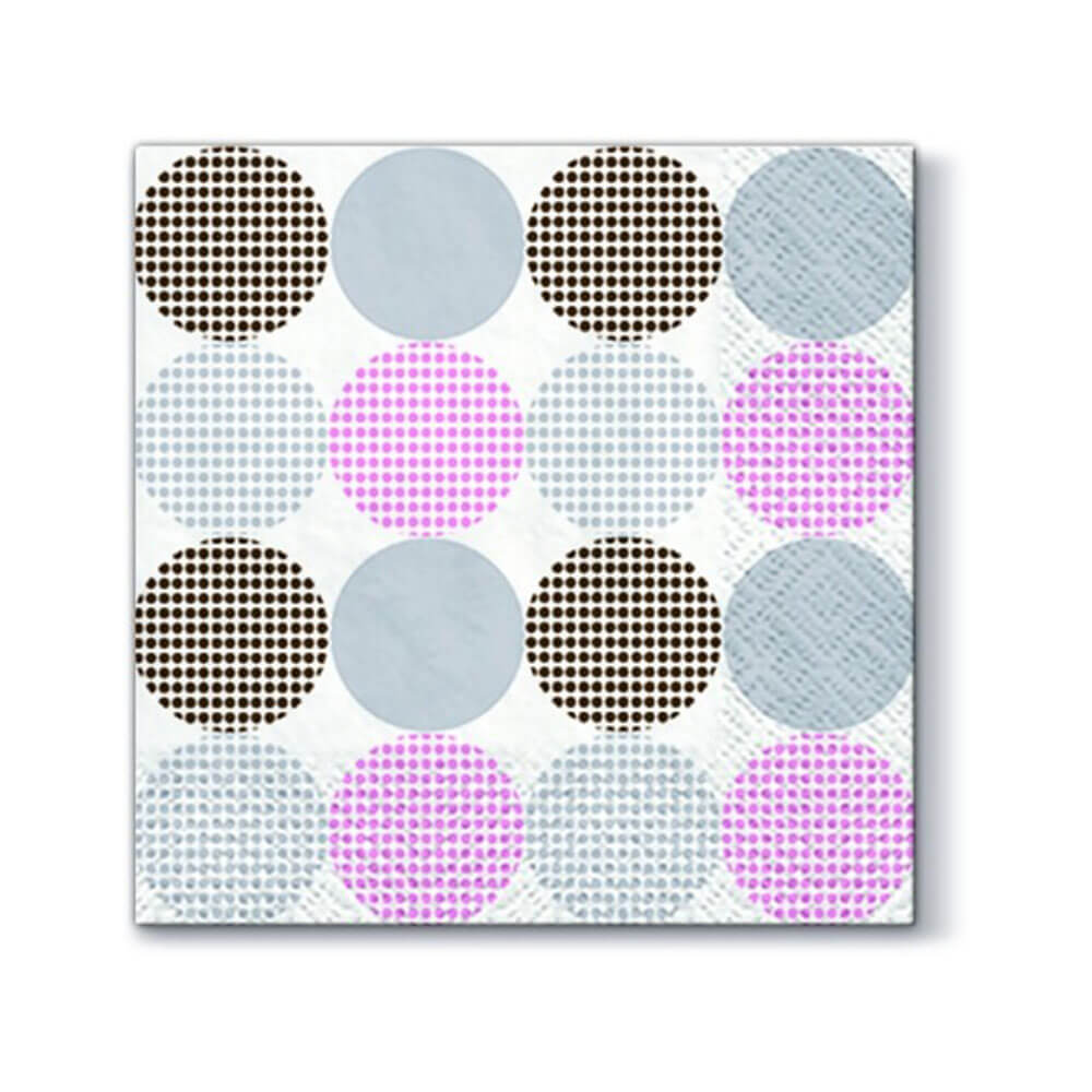 Paw Dots Lunch Napkin 33cm (20pk)