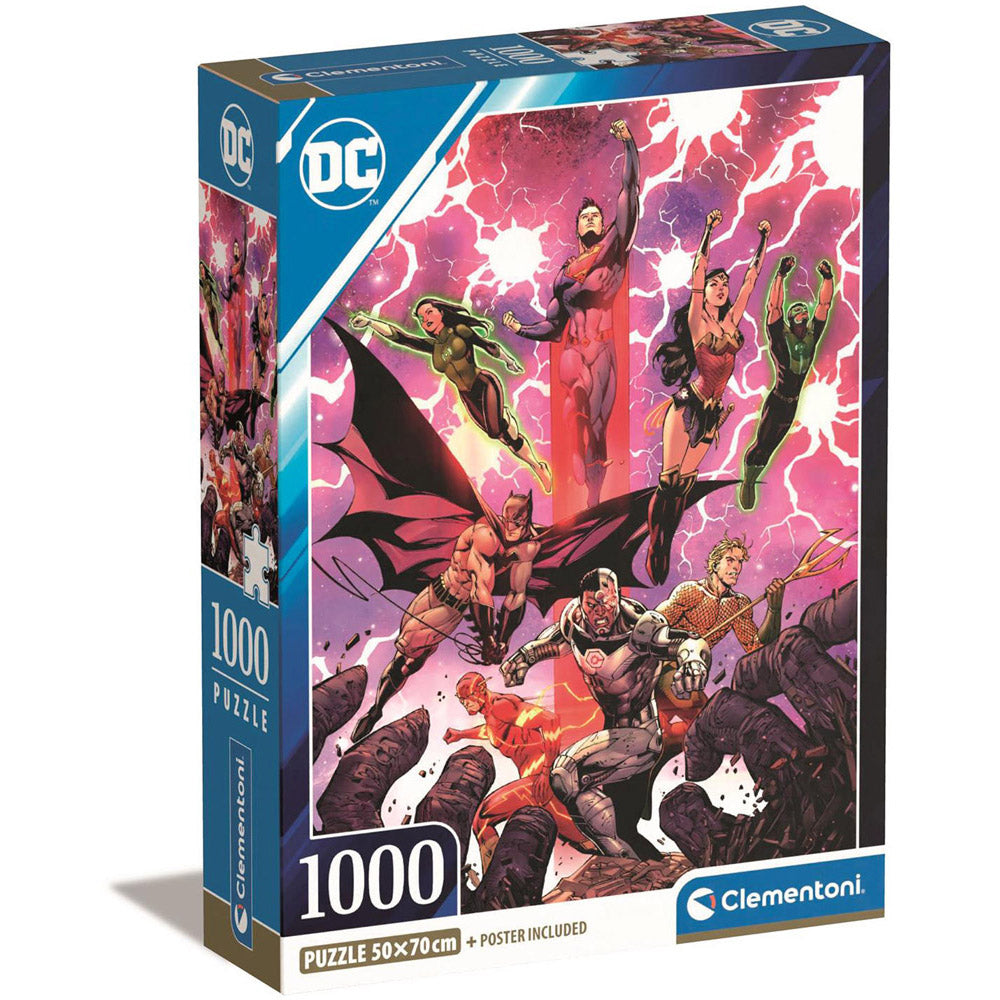 Clementoni DC Comics Compact Box 1000-Piece Puzzle