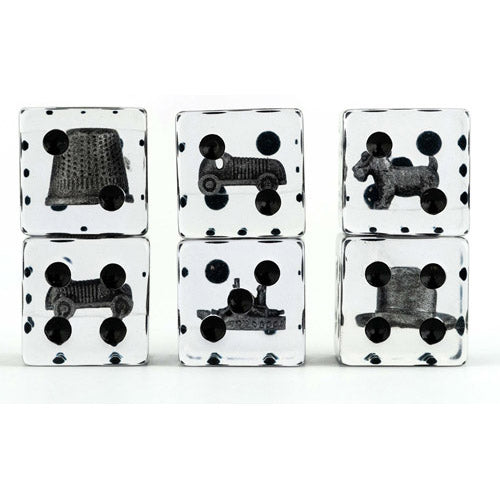 MDG Monopoly 22mm Oversized Dice and Token Set