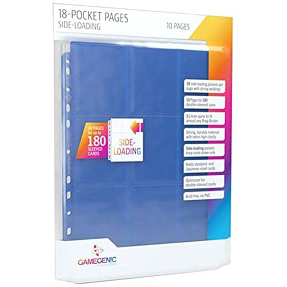 Gamegenic Sideloading 18-Pocket Pages 10pcs