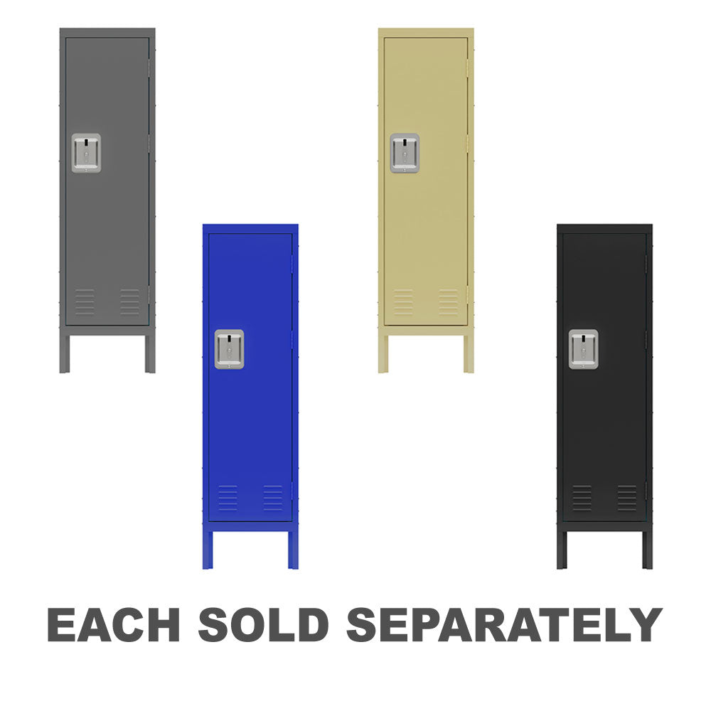 Retro Style Tall Metal Locker