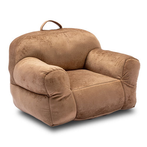 Memory Foam Stuffed Velvet Bean Bag Chair