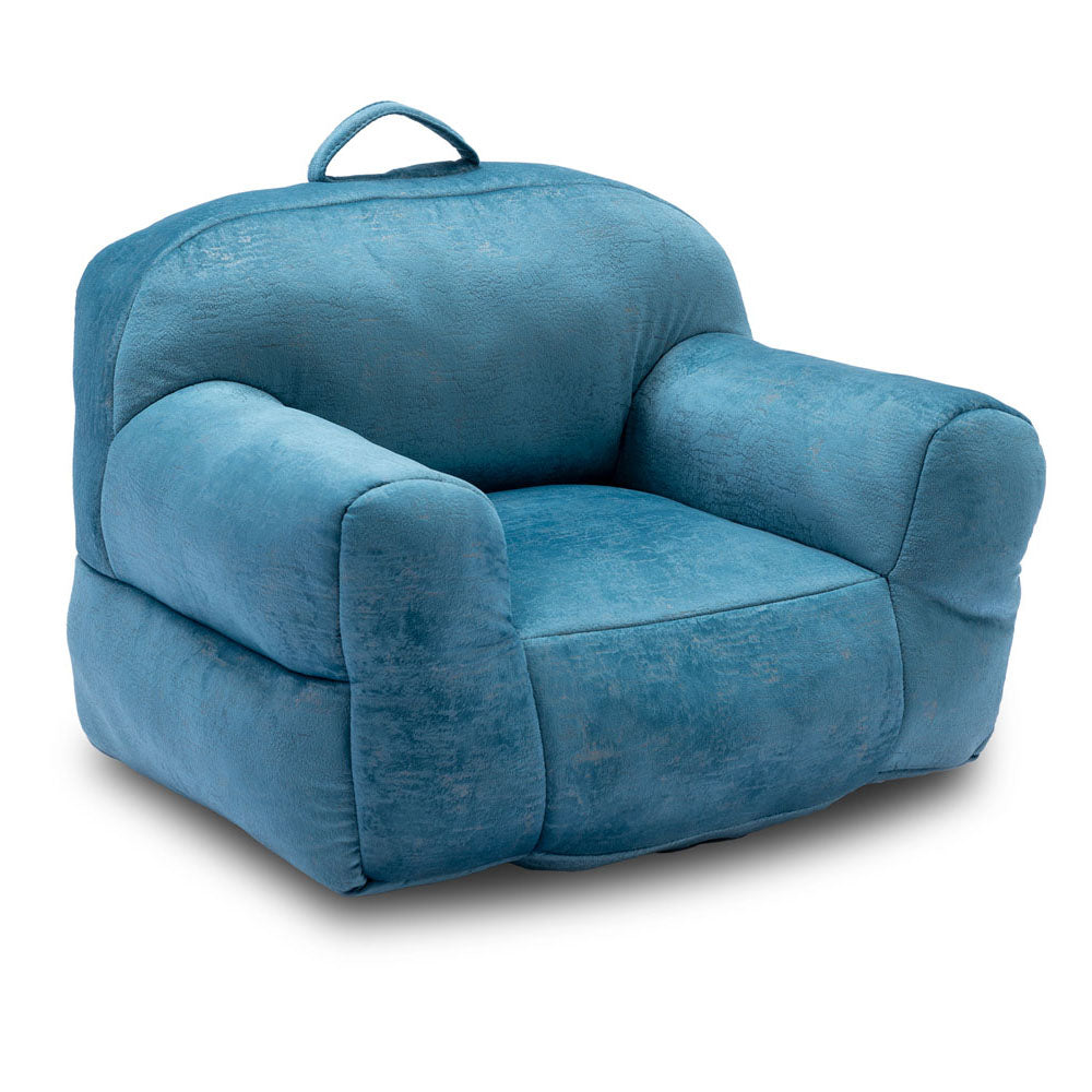 Memory Foam Stuffed Velvet Bean Bag Chair