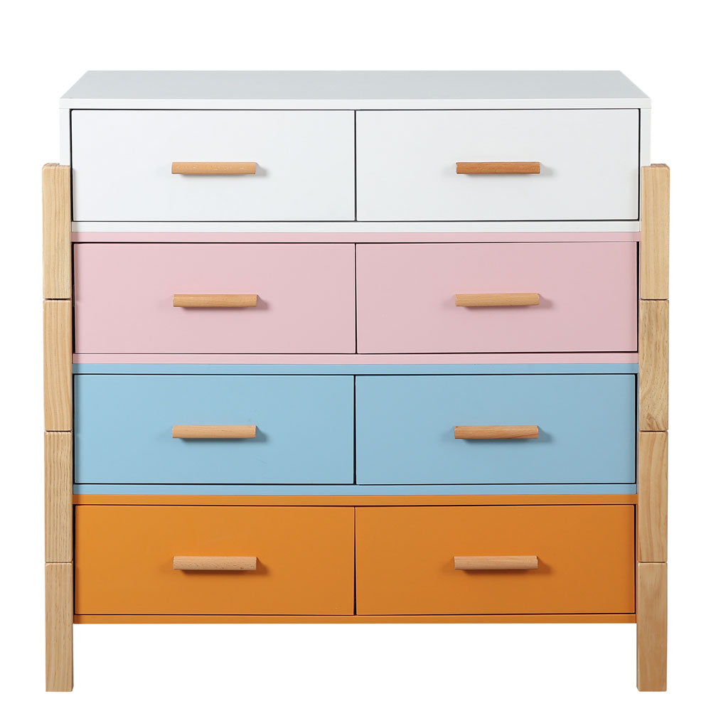 Solid Wood Colorful Free Combination Storage Cabinet