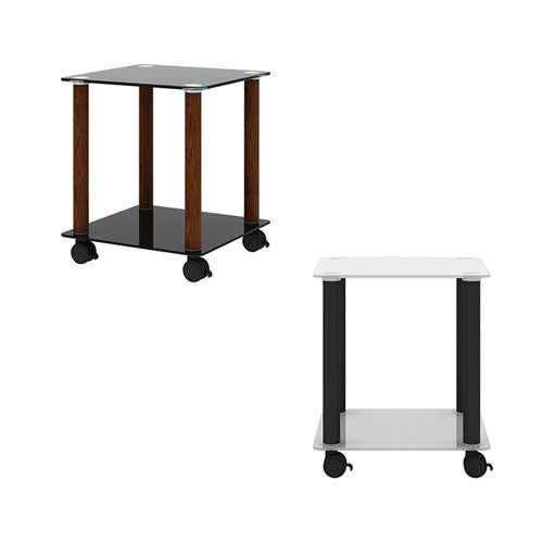 2 Tiers Space Saving Modern Night Stand w/ Shelve