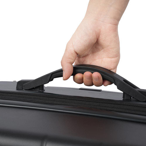 Expandable Spinner Suitcase with Corner Guards 28" (Black)