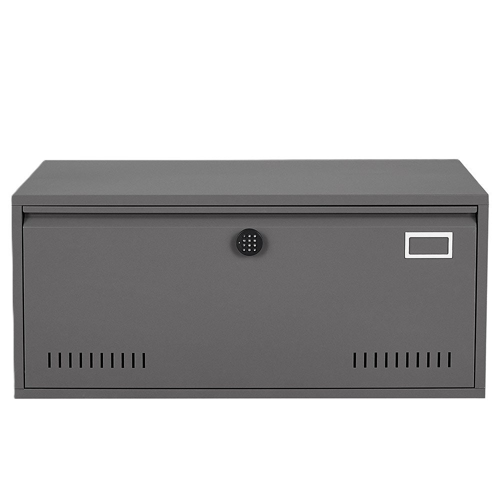 Digital Keypad Vertical File Cabinet 17.7" (Dark Grey)