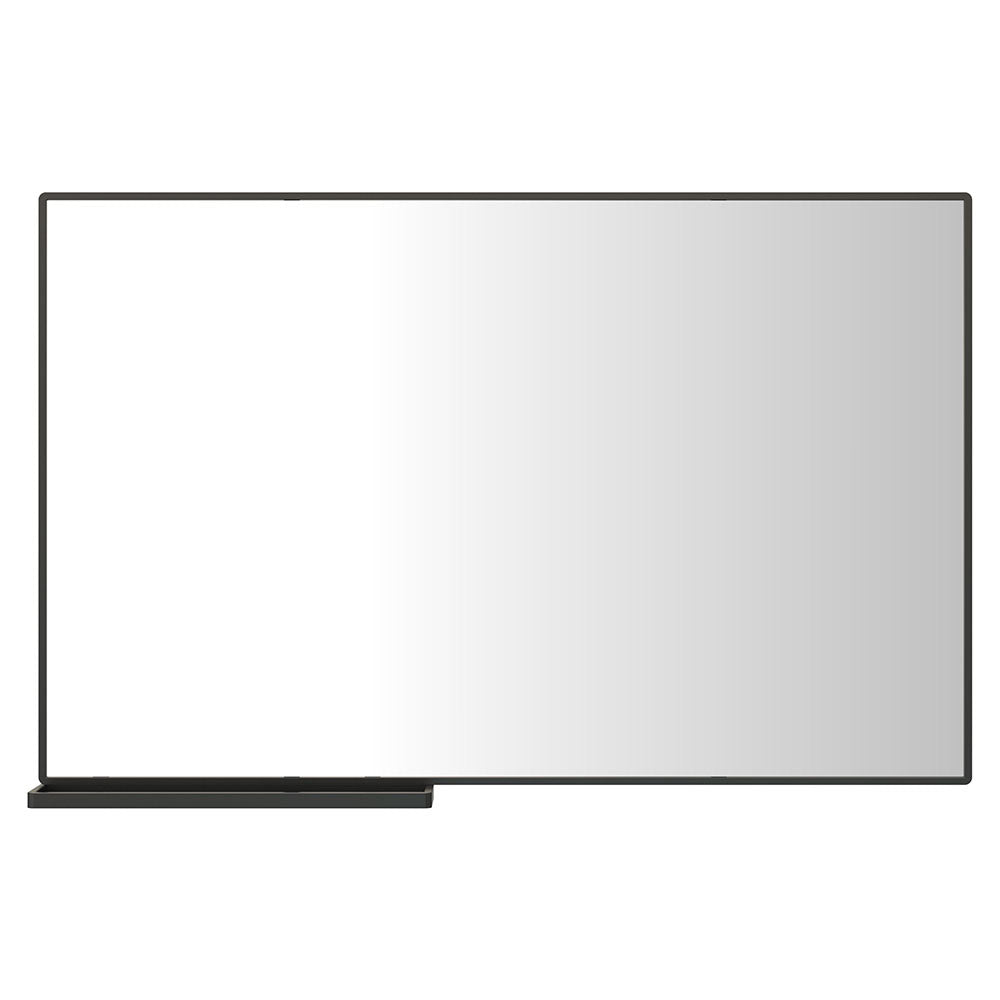 Modern Bathroom Mirror with Storage Shelf (48x30")