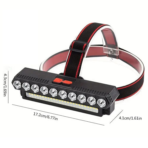 10 LED COB Camping & Outdoor Powerful Headlamp