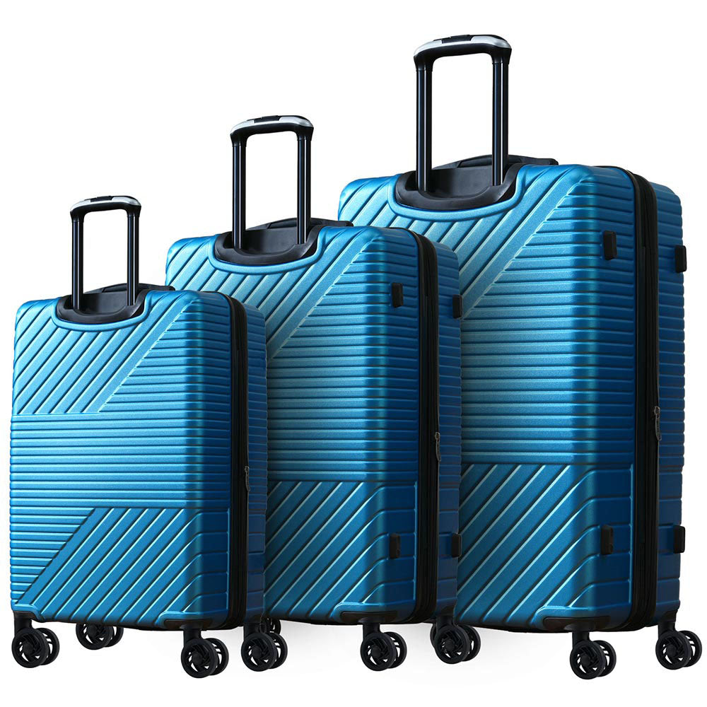 Luggage Set w/ Double Spinner Wheels & TSA Lock 3pcs