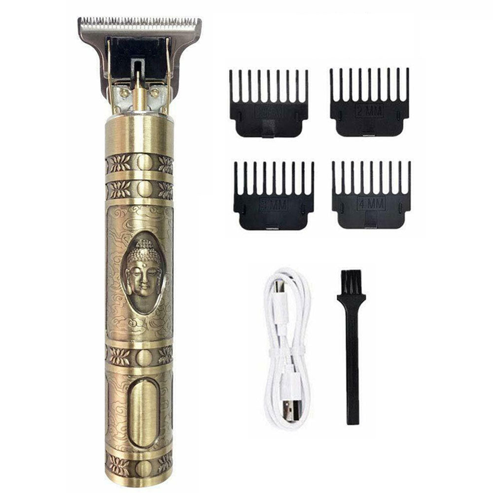 Vintage Men's Hair Clipper with Interchangeable Guide Combs