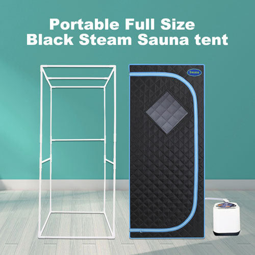 Full Size Portable Steam Sauna Tent with Remote