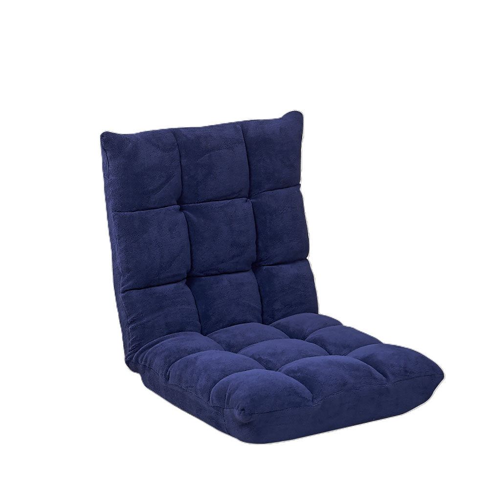 5 Height Adjustment Modern Tatami Sofa Chair (Navy)