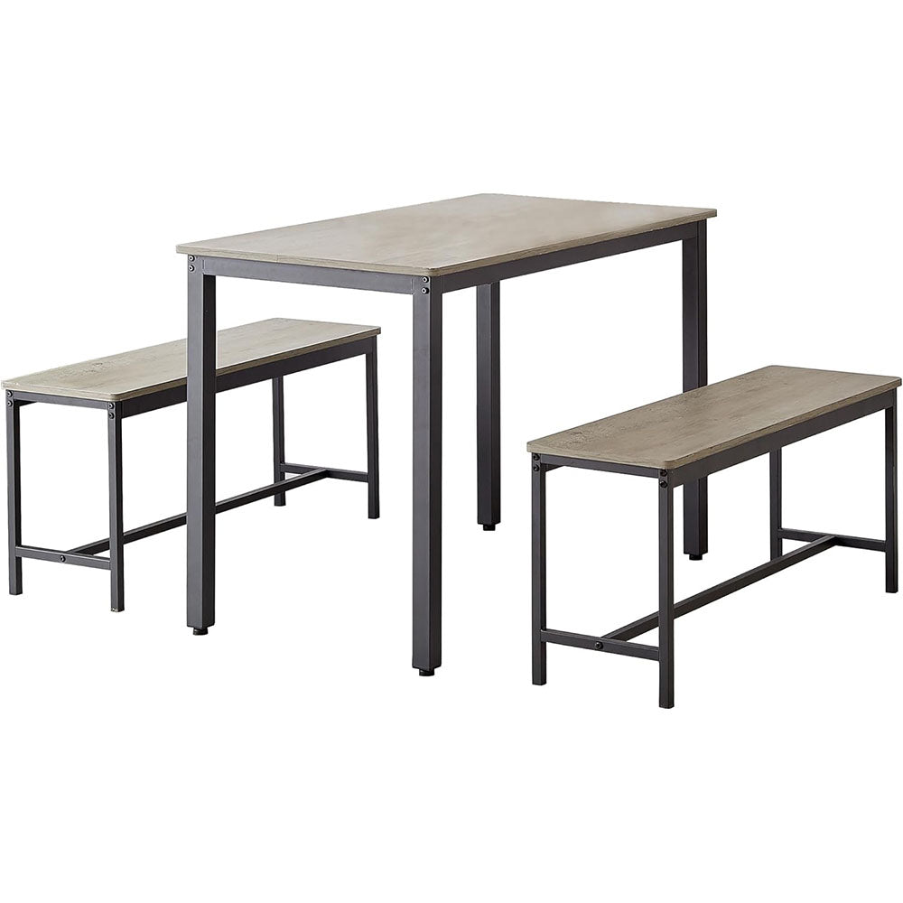 Kitchen Industrial Dinning Table Counter with Chairs