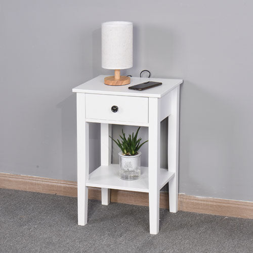 Floor Standing Mini Storage Table with Drawer