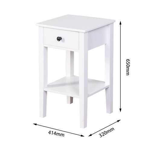 Floor Standing Mini Storage Table with Drawer