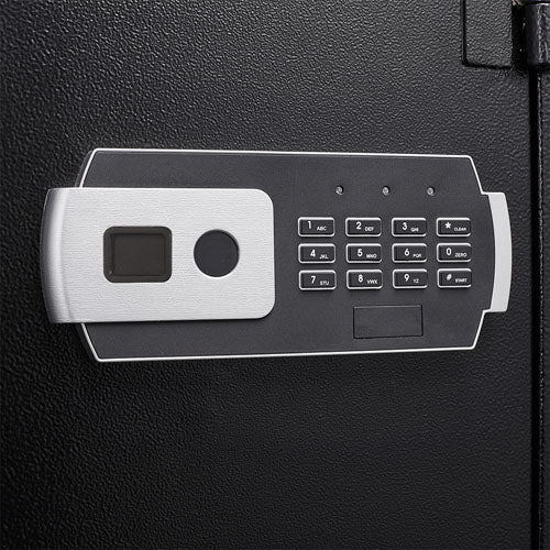 5-Gun Safe with Electronic Keypad, Pistol Pockets, & Alarm