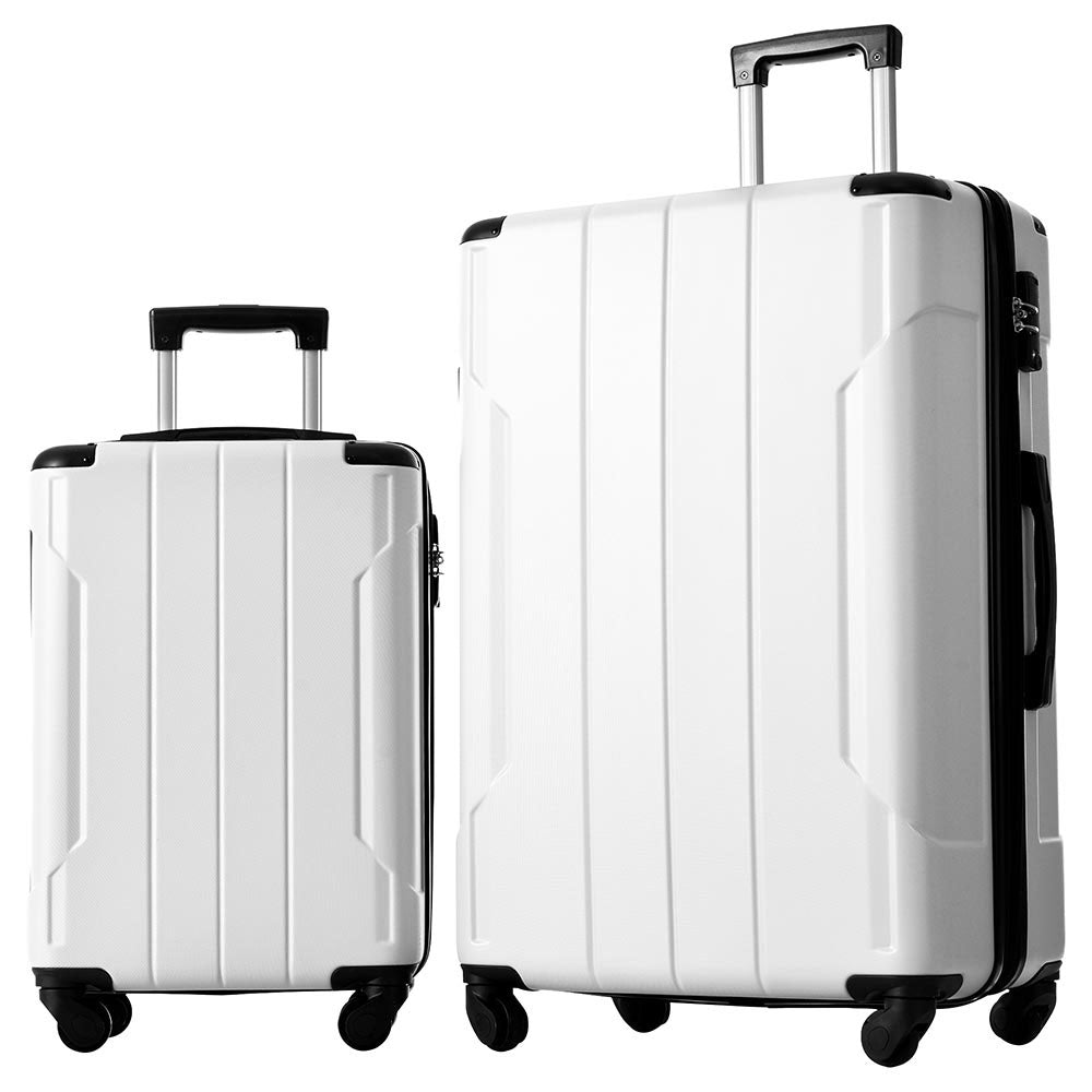 Expandable Suitcase w/ TSA Lock & Spinner Wheels 2pc