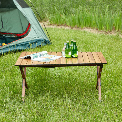 Lightweight Aluminum Foldable Rectangular Camping Table