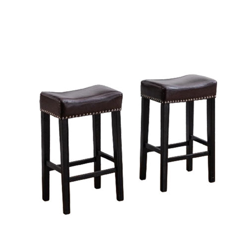 Backless Kitchen Counter Soft Sitting Stool 29" 2pcs