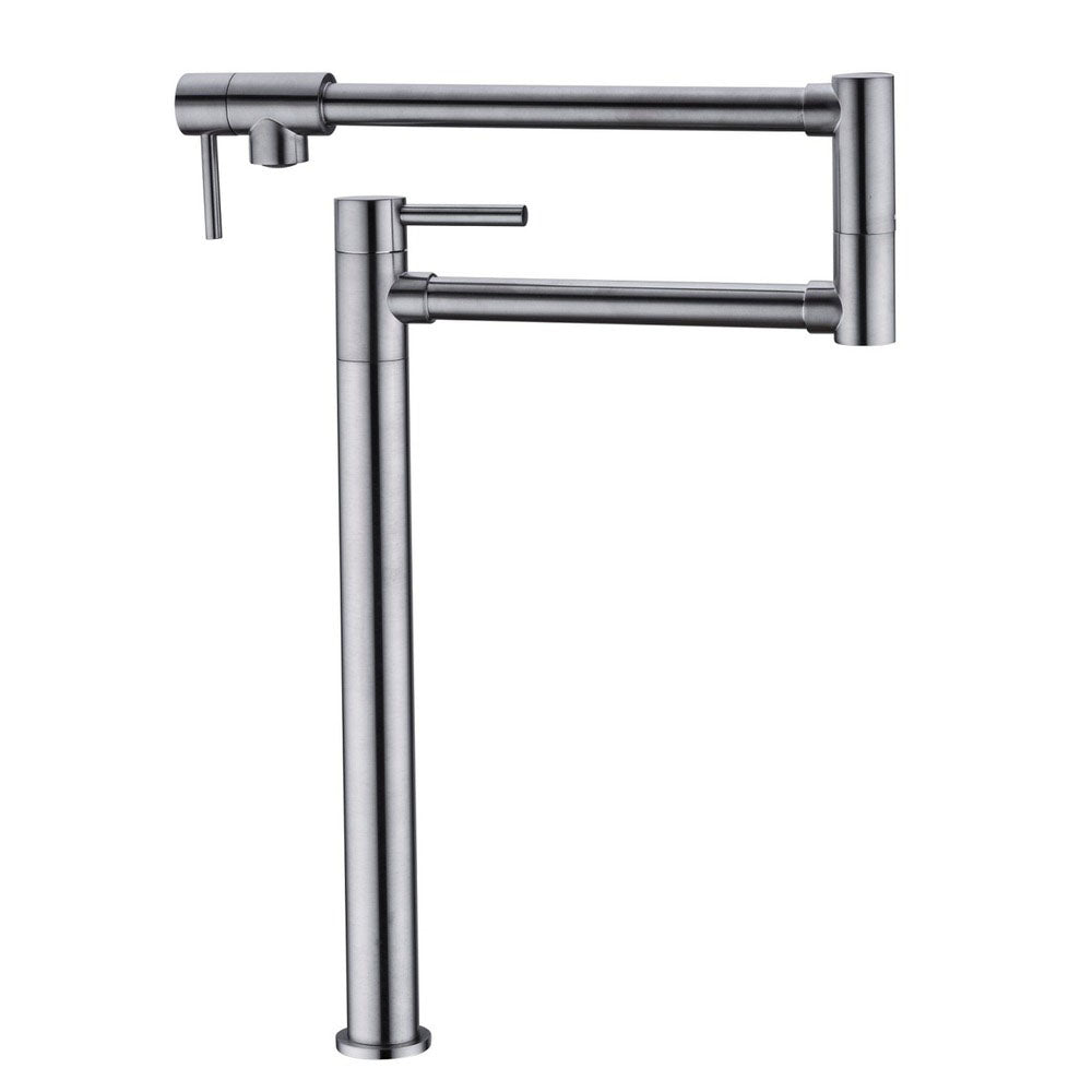 Pot Filler Faucet with Extension Shank (Silver)