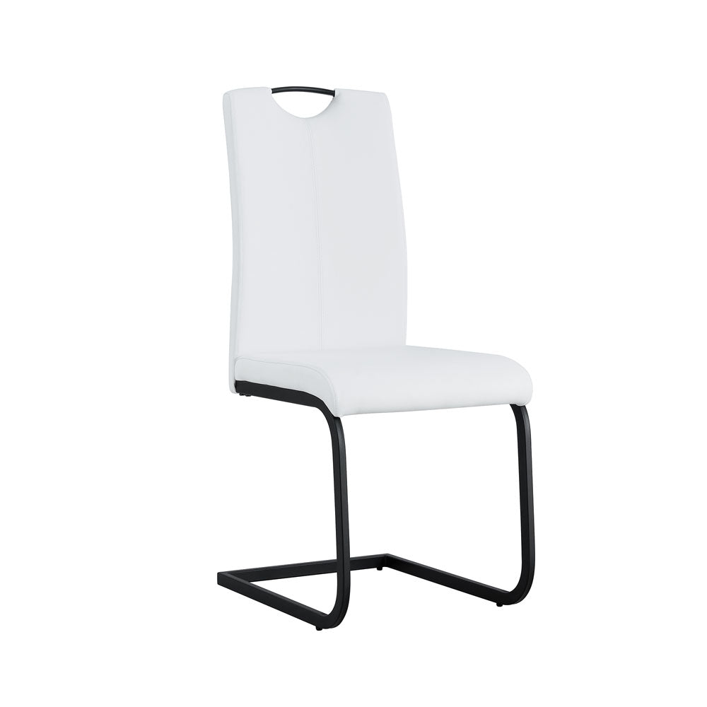 Modern Design Dining Kitchen Chair w/ Metal Legs 2pcs