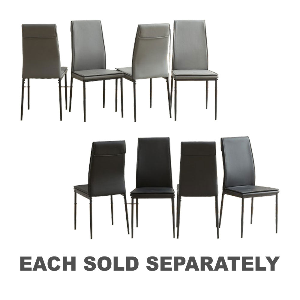 Modern Kitchen Dining Chairs with Metal Legs 4pcs