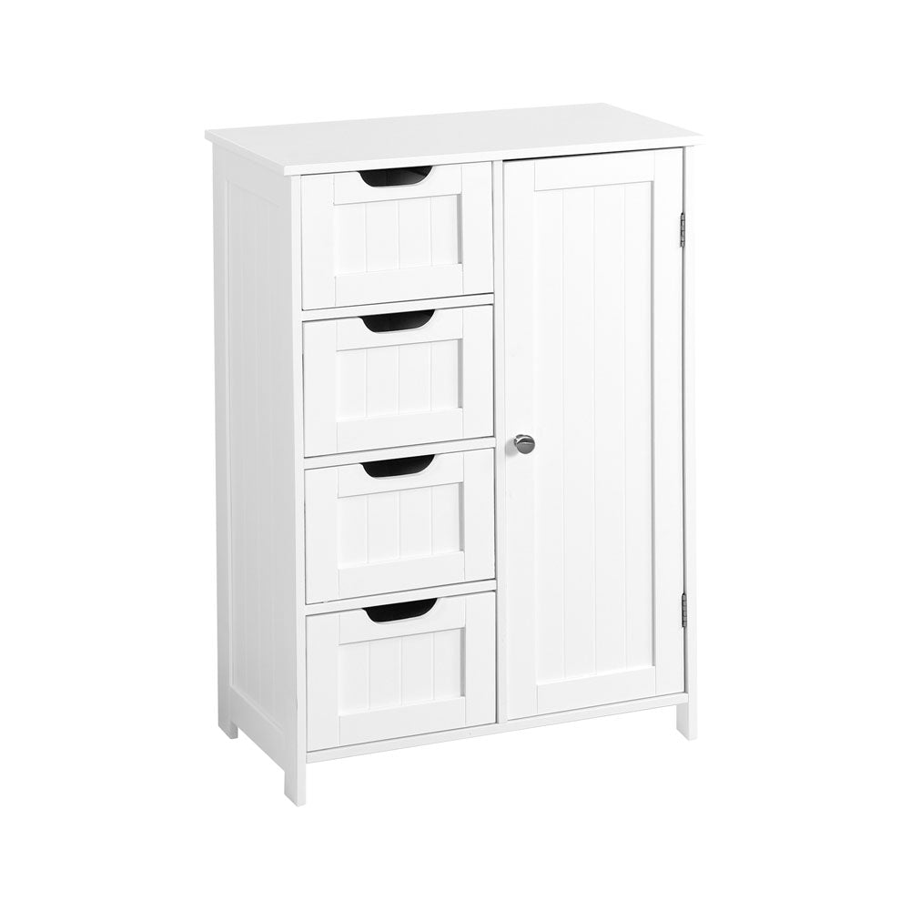 Floor Standing Wooden Cabinet & Storage (White)