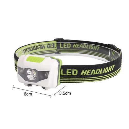 2 LED Mini Camping Headlight Outdoor Head Lamp