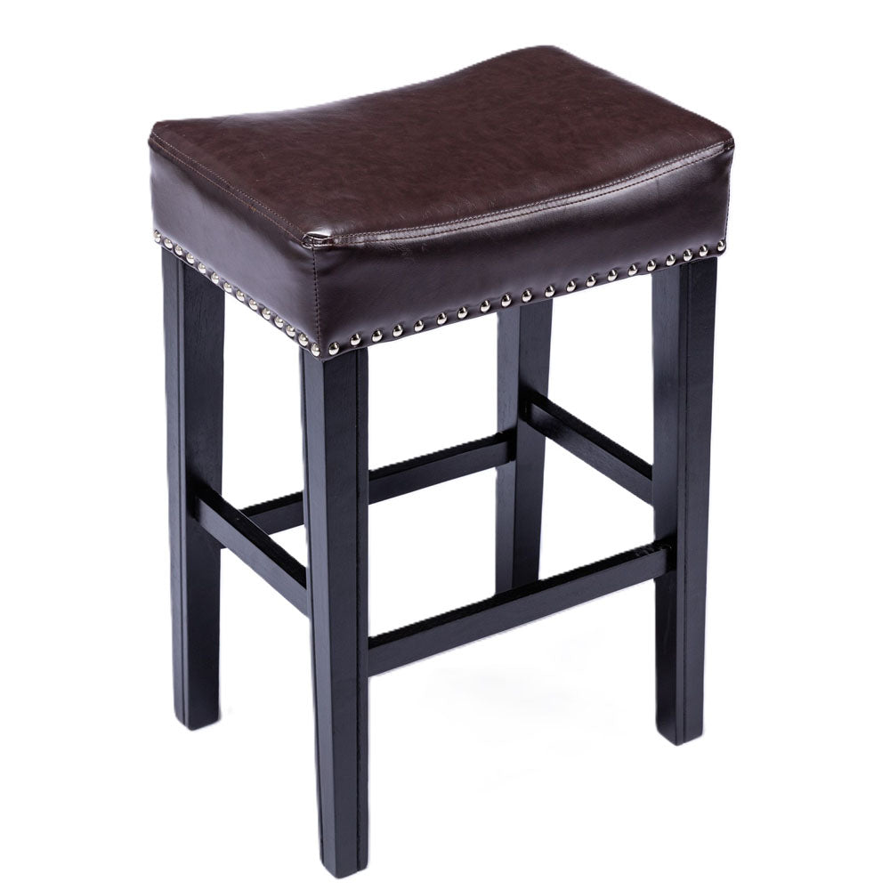 Backless Kitchen Counter Soft Sitting Stool 2pcs